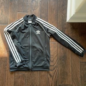 Black and White Adidas jacket. Perfect condition